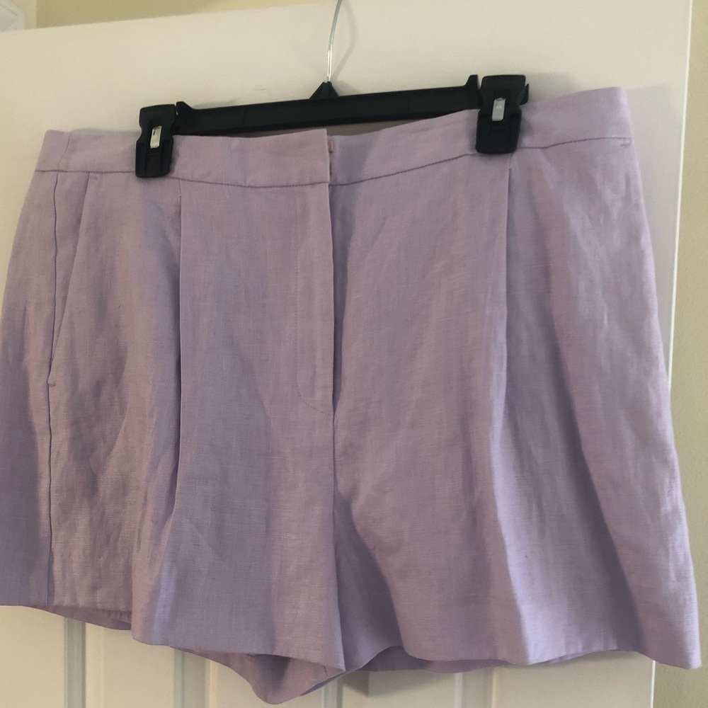 MICHAEL Michael Kors Linen Shorts Size 16 NWT